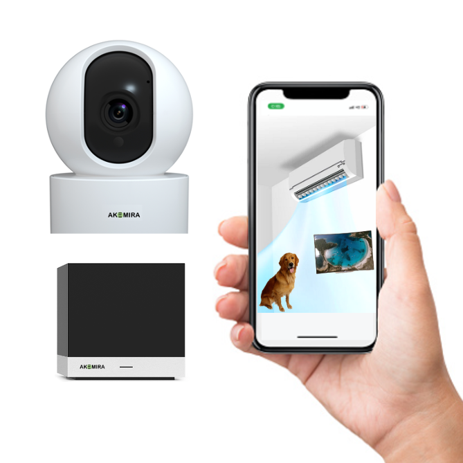 Akemira C&aacute;mara de vigilancia y cuidado para mascotas, , large Imagen numero 1