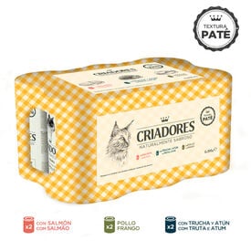 Criadores Multipack de Pollo y Pescado en lata para gatos