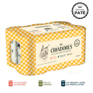 Criadores Multipack de Pollo y Pescado en lata para gatos