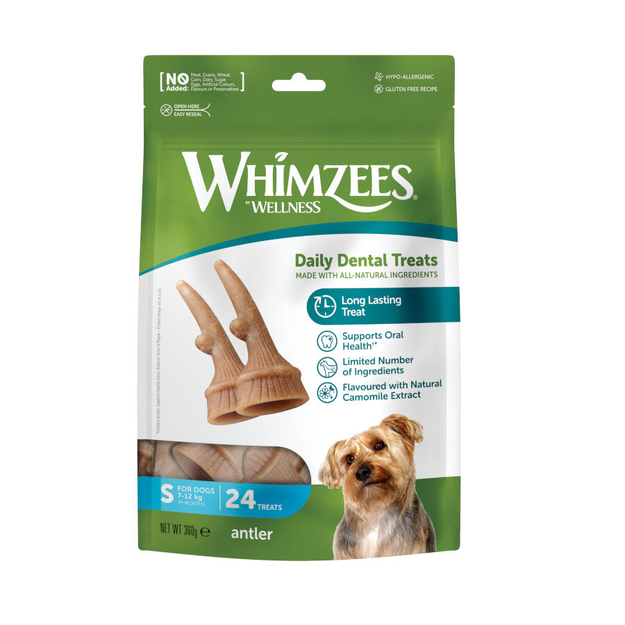 Whimzees Snacks Dentales Astas para perros pequeños thumbnail