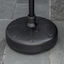 Outsunny Base de Sombrilla Rellenable de Agua 13 kg o Arena 19 kg Soporte de Parasol Redondo Apto Postes de Ø32-38 mm para Jardín Patio Terraza Ø38x21,5 cm Negro, , large indicador imagen numero 2