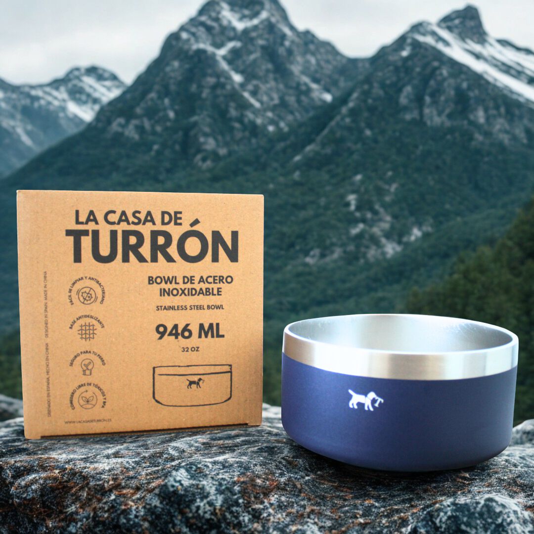 Comedero de acero inoxidable para Perros y Gatos | Acero inoxidable 304, Antideslizante, 946 ml y Varios Colores - La Casa de Turr&oacute;n, , large Imagen numero 4