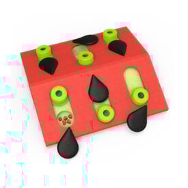 Outward Hound Catstages Puzzle & Play Melon Madness Juguete de Inteligencia para gatos