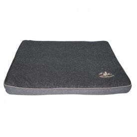 Tyrol colchón rectangular acolchado gris para perros grandes