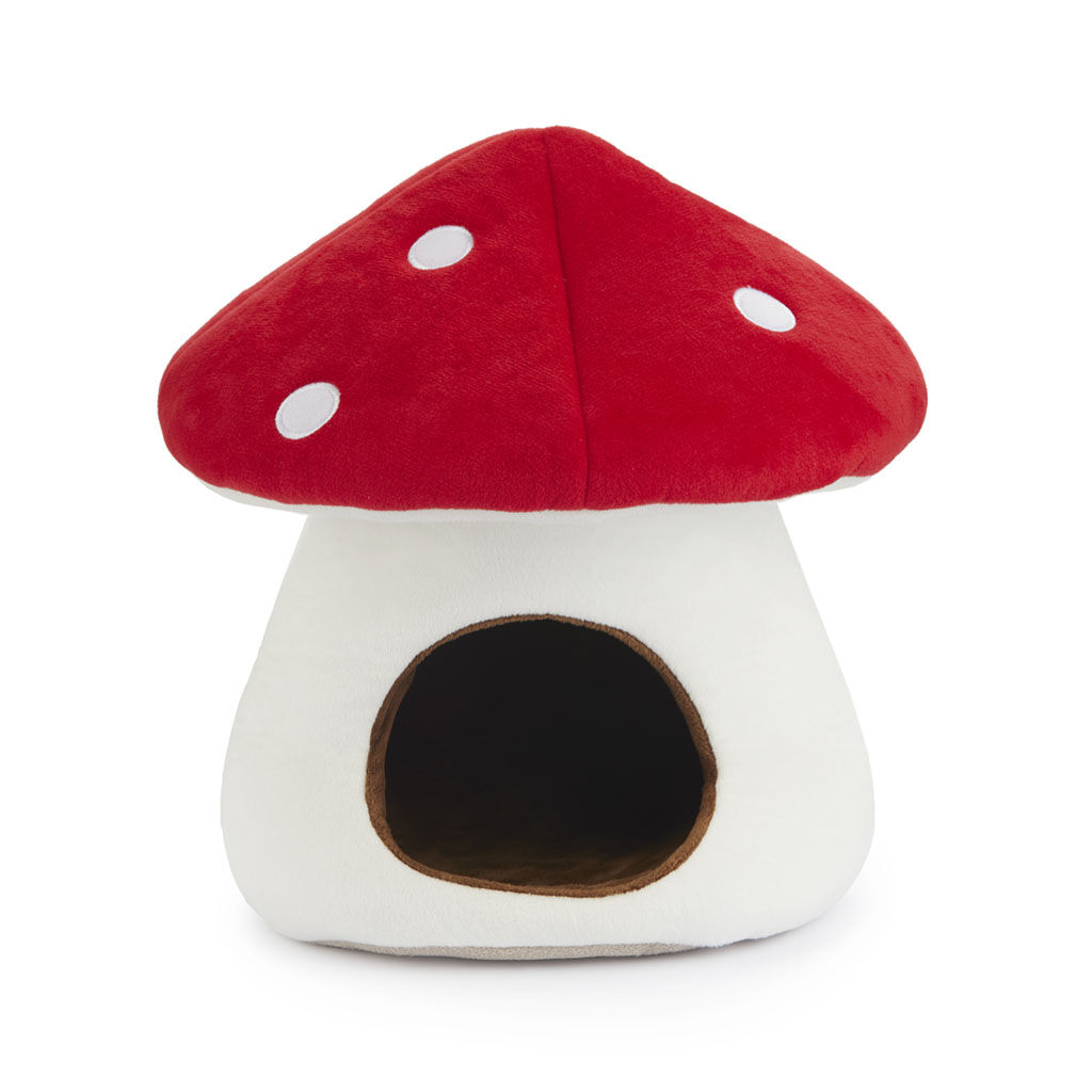 Balvi Cama para cobaya Mushroom Cama de tela con dise&ntilde;o de seta para peque&ntilde;os roedores Poli&eacute;ster, , large Imagen numero 1