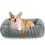 Nobleza Cama para Perro Pequeño, Cama de Perro Lavable, 85x75x20cm para Perros con Suave Relleno de Esponja, Fondo Antideslizante, Funda Extraíble, Gris, , large indicador imagen numero 6