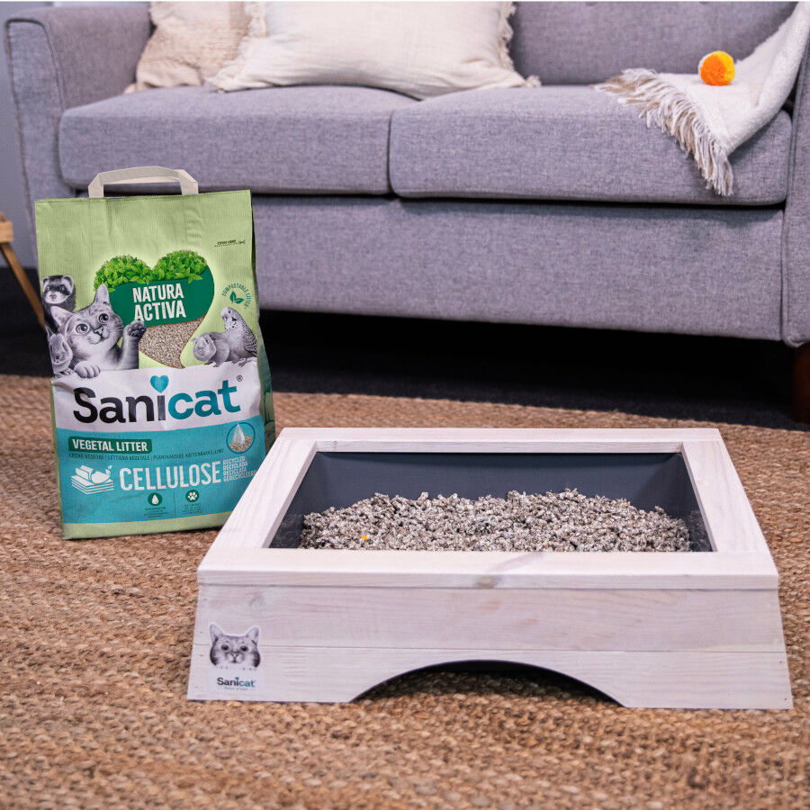 Sanicat Recycled Cellulose Lecho Natural para gatos thumbnail