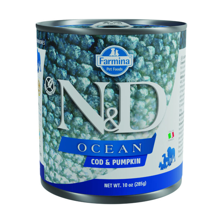 285 g Farmina N&D Ocean Bacalao y Calabaza lata para perros