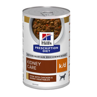 Hill’s Prescription Diet Kidney Care Pollo y verduras en estofado lata para perros