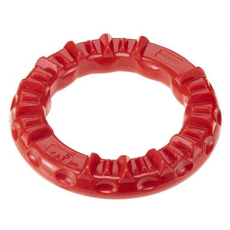 Ferplast smile aro de juguete dental rojo para perros, , large image number null