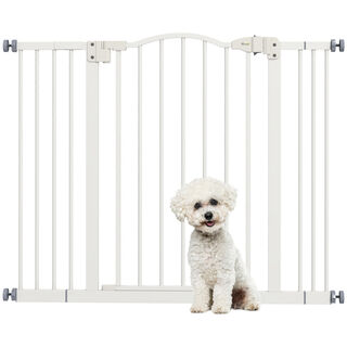 PawHut Barrera para Perros Blanco