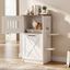 COSTWAY Armario para Caja de Arena para Gatos, Mueble Arenero Gato con Armario Abatible, 2 Plataformas, 2 Almohadillas Rascadoras de Sisal, Ba&ntilde;o Oculto, Casa de Madera para Gatitos de Interior Sal&oacute;n, , large indicador imagen numero 2