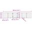 vidaXL Puerta para perros plegable 6 paneles álamo marrón roble 300 cm, , large indicador imagen numero 5