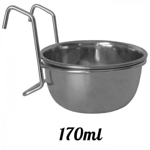 Tyrol Comedero y Bebedero de Acero Inoxidable para roedores, , large Imagen numero 3