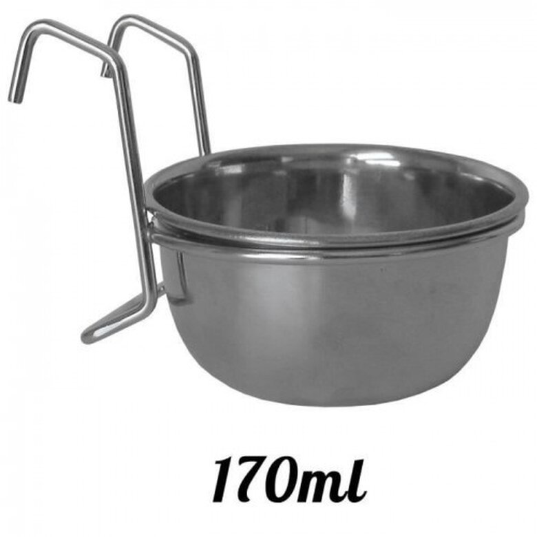 Tyrol Comedero y Bebedero de Acero Inoxidable para roedores, , large image number null