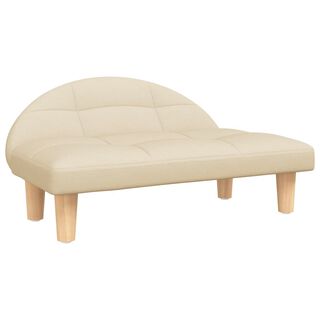 Vida XL Cama de color Beige en forma de sofá para perros