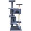 Rascador para gatos poste rascador de sisal color Azul, , large indicador imagen numero 2