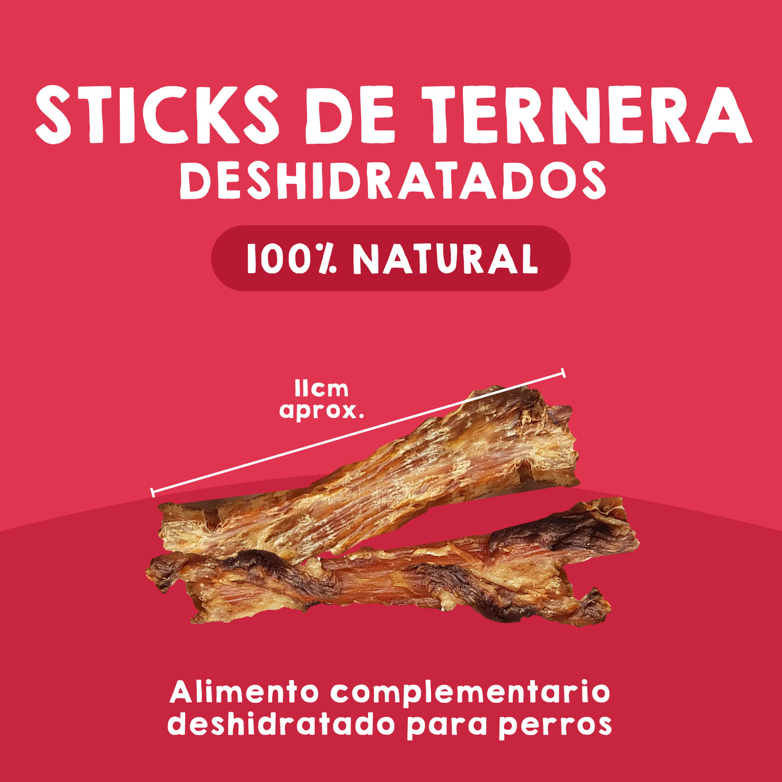 MAIKAI Tendones de Ternera para Perros - 8 Unidades - Chuches Naturales para Perros - Snacks Saludables de Ternera Deshidratada - Golosinas Dieta Barf - Premios, , large Imagen numero 2