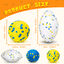 Nobleza Pack de 3 Juguetes para Perros &ndash; 2 Pelotas y 1 Bal&oacute;n de Rugby Indestructibles de Goma E-TPU, Juguete Interactivo Flotante y Limpiadientes para Perros Peque&ntilde;os, Medianos y Grandes, , large indicador imagen numero 5