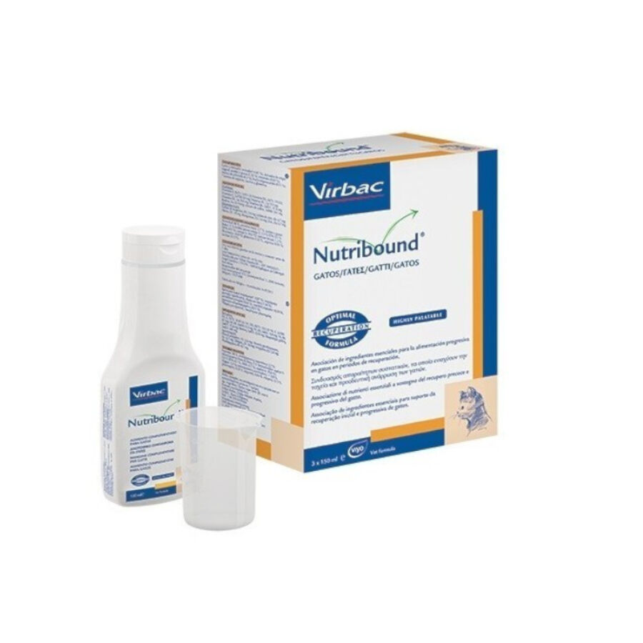 150 ml Virbac Nutribound Vitaminas para la convalecencia en gatos, , large Imagen numero 1