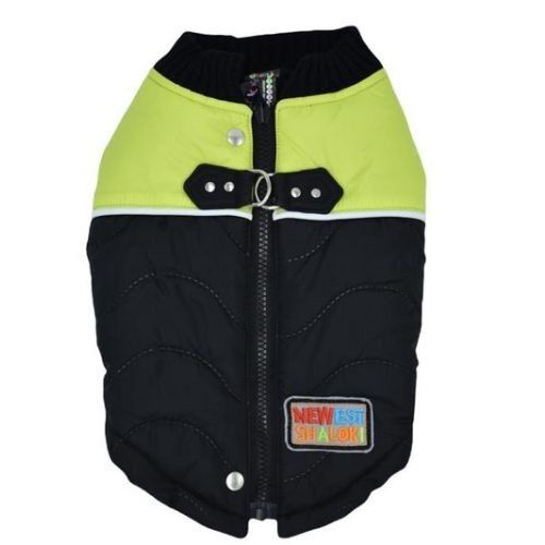Loyal abrigo mia negro y amarillo para perros, , large Imagen numero 2