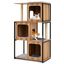 COSTWAY Árbol para Gatos Moderno para Gatitos, Casa para Gatos con Estructura Metálica, Percha Superior Acolchonada, Grandes Plataformas, Cojines Extraíbles, Mueble de Varios Niveles con Postes para Rascar, , large indicador imagen numero 1
