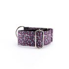 Pamppy galgo speedy collar regulable evan roses negro y rosa para perros, , large image number null