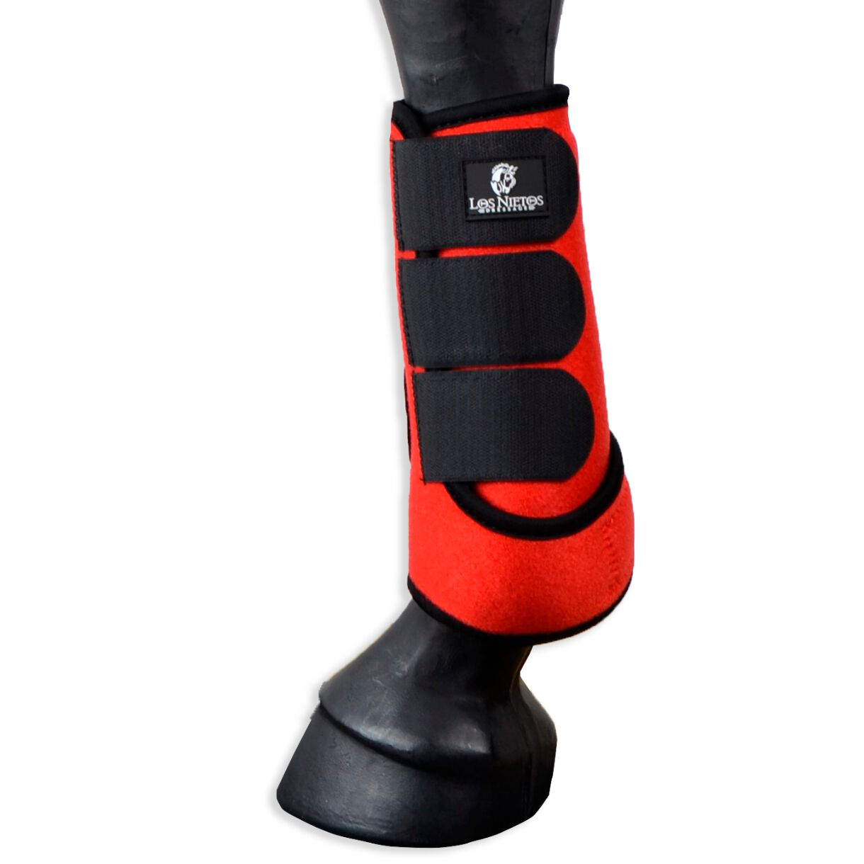 Guarnicioneria Los Nietos Protector Softopren Set De Un Par Color Rojo Equipamiento Para El Caballo thumbnail
