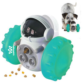 TheKingPet Robot azul Juguete Interactivo con premios y de inteligencia para perros