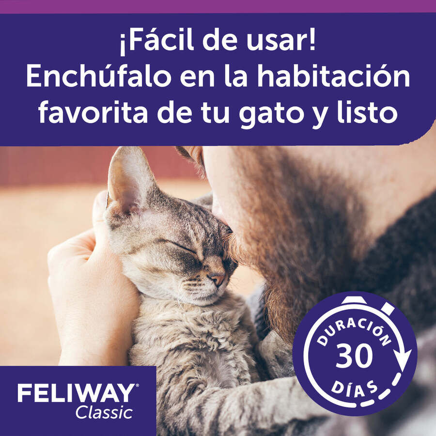 Feliway Classic Difusor y/o Recambio Tranquilizante para gatos thumbnail
