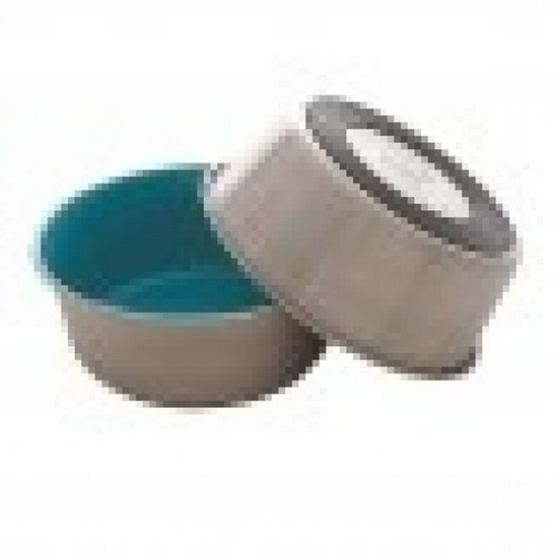 Dogit Comedero Acero Inox Anti Desliz color Azul, , large image number null