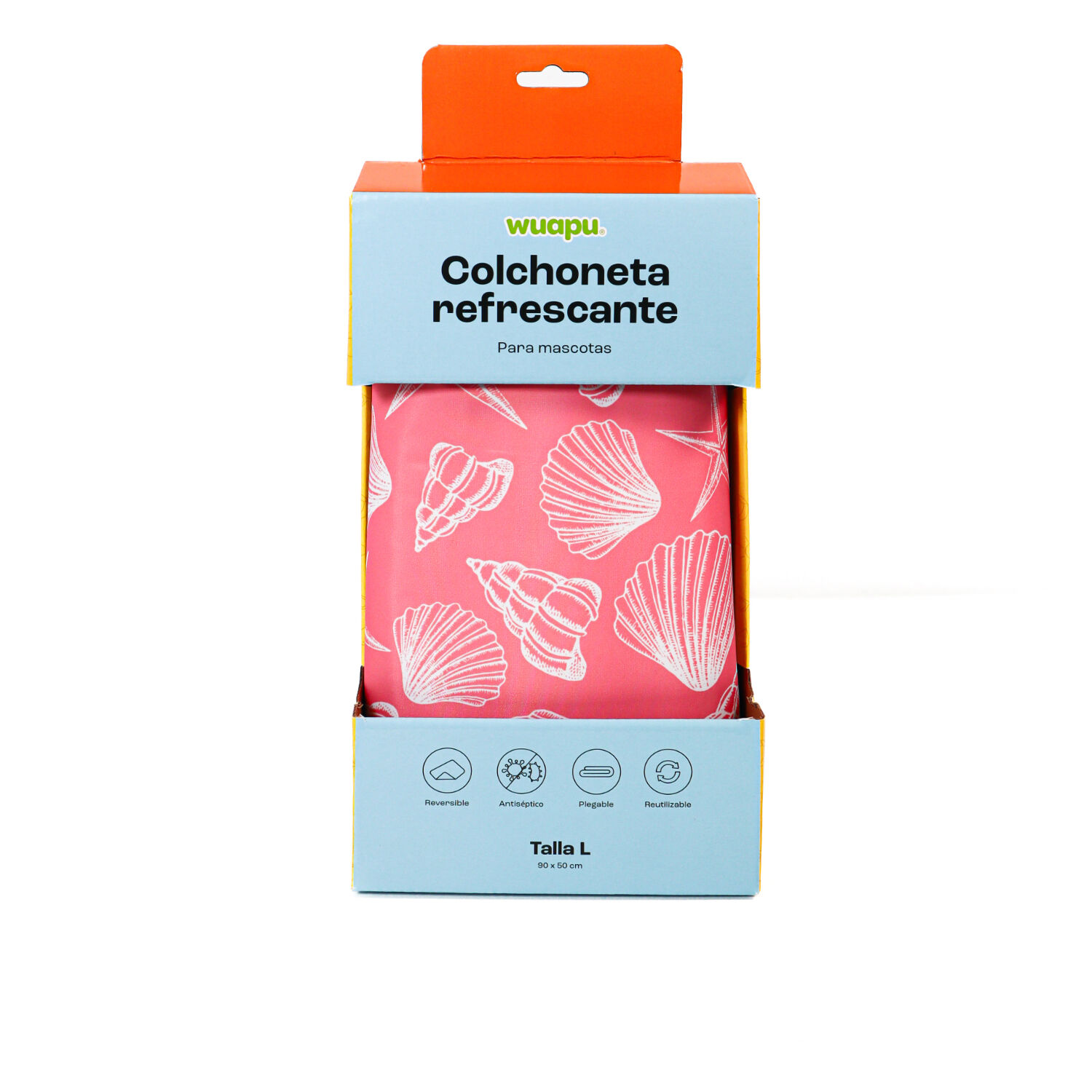 Colchoneta de gel refrescante estampado coral BAHAMAS WUAPU, , large Imagen numero 1