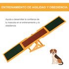 PawHut balancín Agility superficie antideslizante multicolor para perros, , large image number null