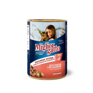 Comida Humeda Miglior Gatto Salmón 405gr