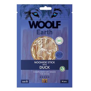 Woolf Earth Noohide S Barrita Con Pato para perros
