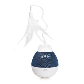 Cat it pixi spinner juguete y porta golosinas azul para gatos