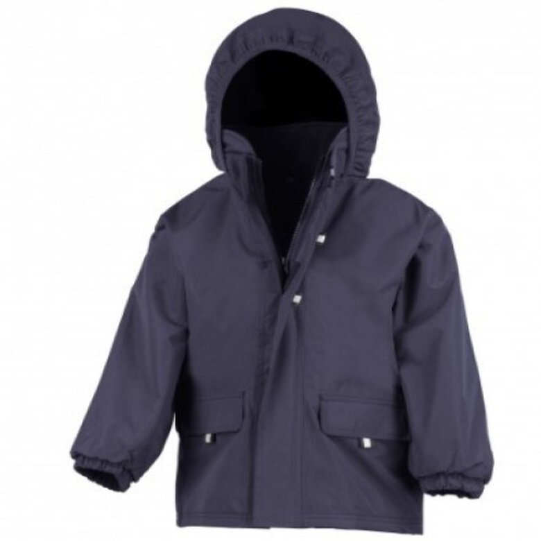 Chaqueta con capucha Result para niños color Azul Marino, , large image number null