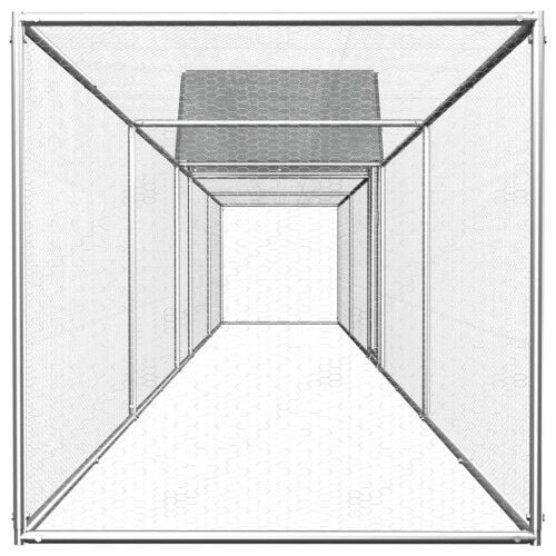 Gallinero de acero para gallinas color Plateado thumbnail