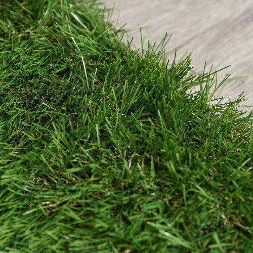 C&eacute;sped artificial sint&eacute;tico con orificio de drenaje impermeable color Verde, , large Imagen numero 4