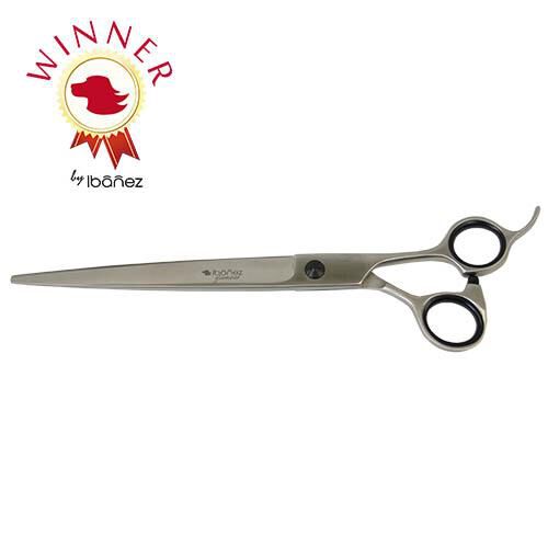 Tijera profesional Ib&aacute;&ntilde;ez Glamour Recta. tama&ntilde;o de 21,5 cm, para peluquer&iacute;a canina, incluye estuche, , large Imagen numero 1