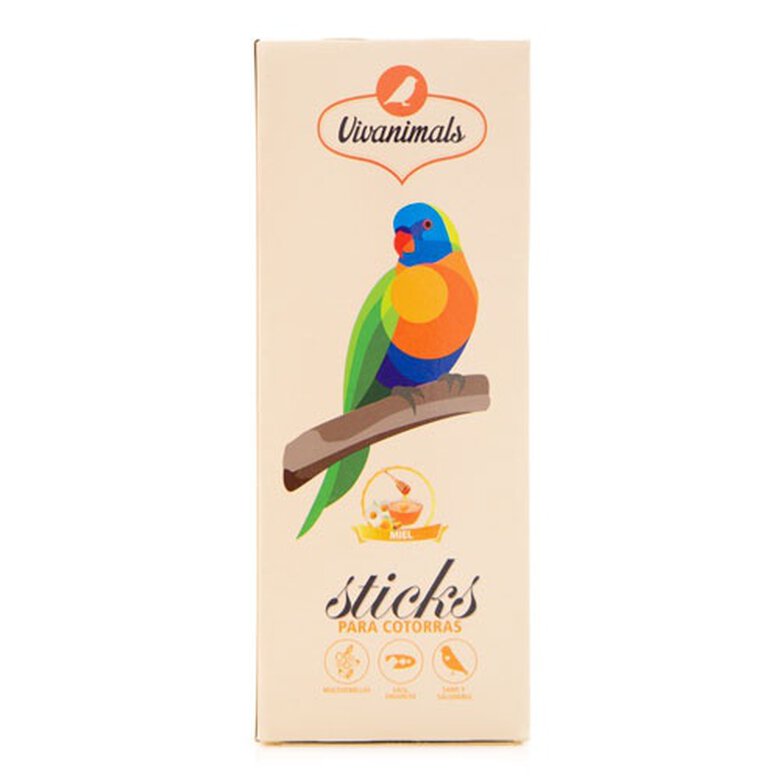 Vivanimals barritas para cotorras Sticks Miel image number null