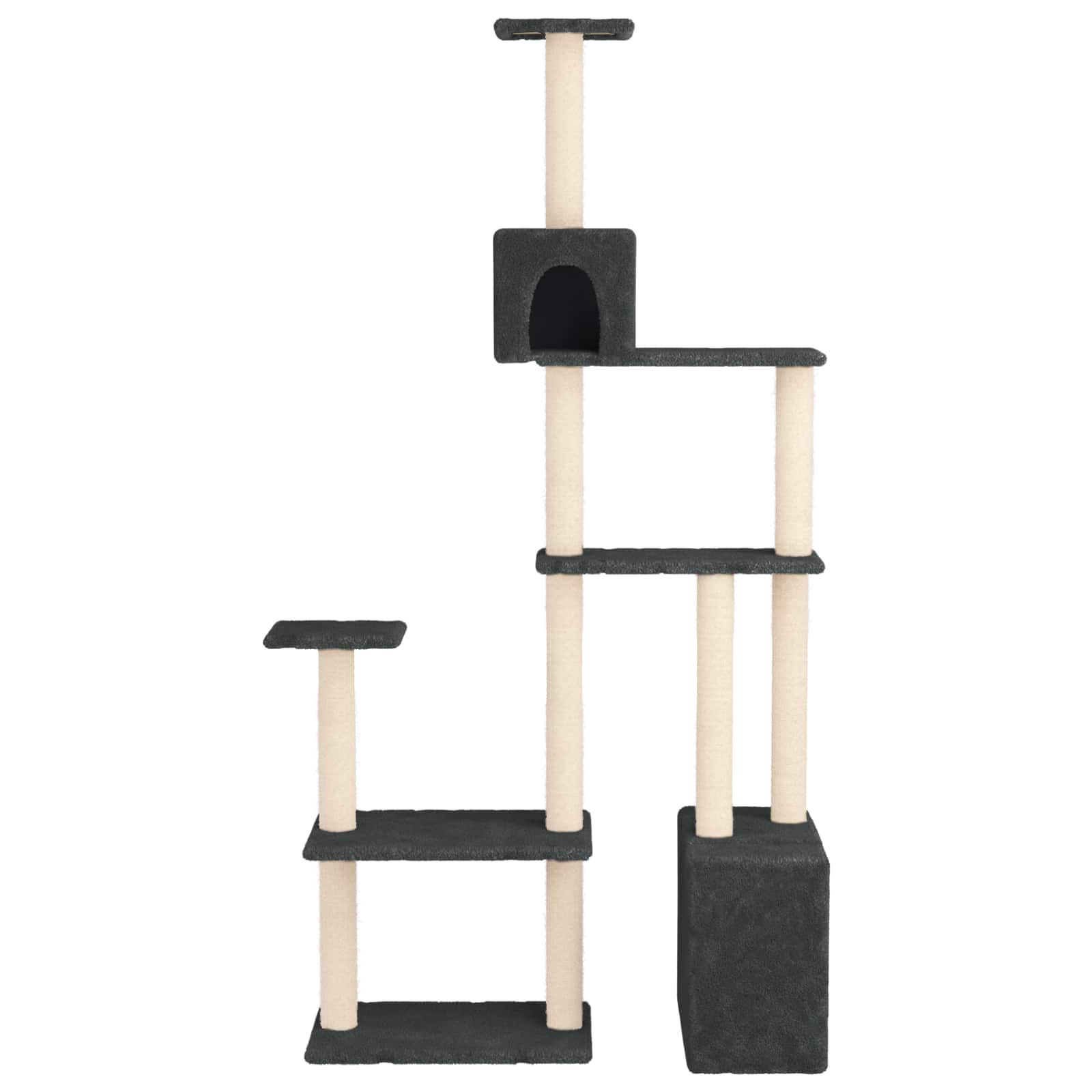 vidaXL &Aacute;rbol para gatos con postes de sisal &Aacute;rbol rascador Torre Juego Gatitos, , large Imagen numero 3