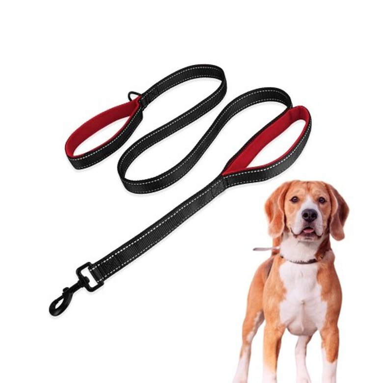 Edipets correa alta resistencia de nylon roja para perros, , large image number null