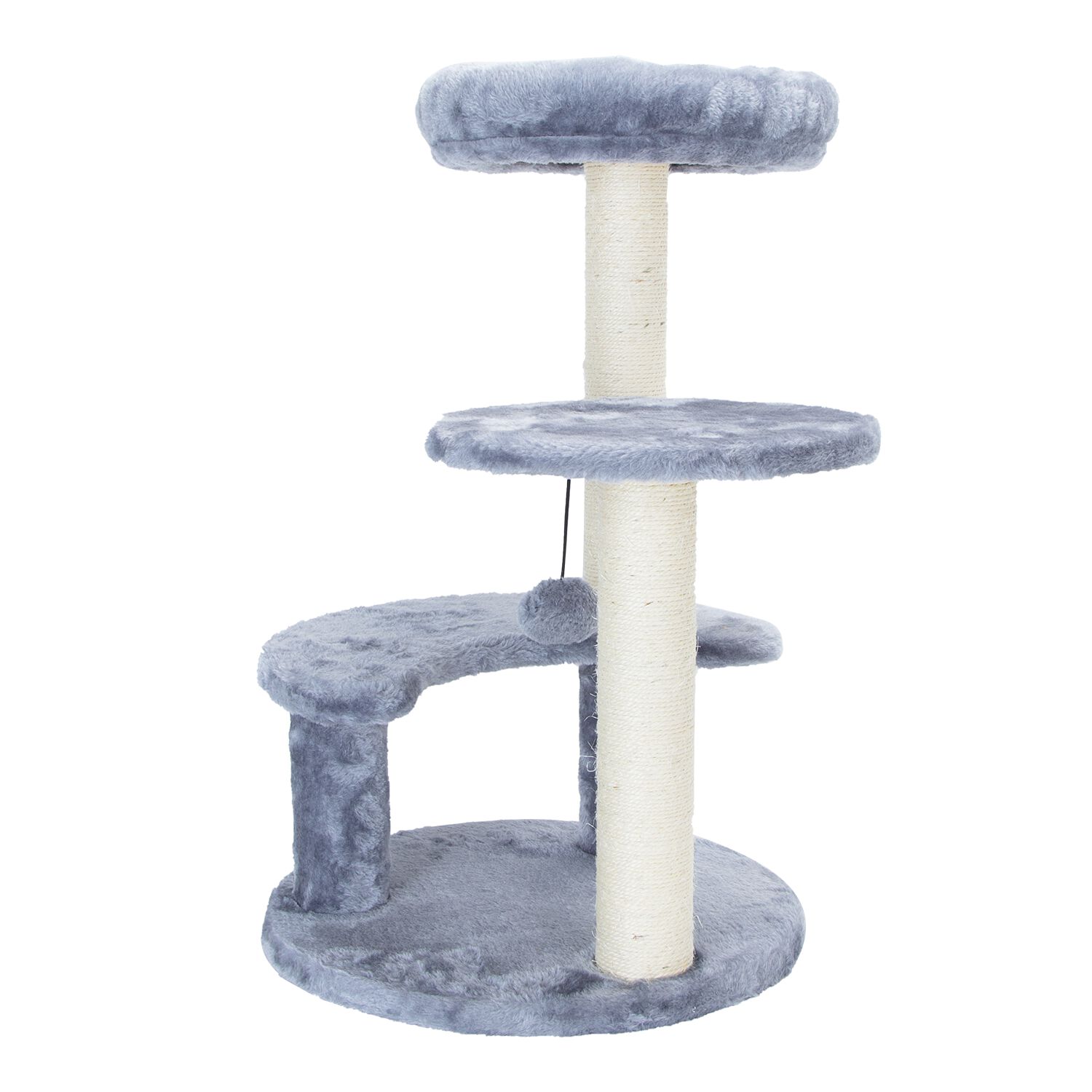 Nobleza - &Aacute;rbol Rascador para Gatos Medidas: 40 * 40 * 65 cm, Color：Gris, , large Imagen numero 3