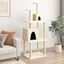 VidaXL Rascador para gatos con postes de sisal color crema 167 cm, , large indicador imagen numero 2