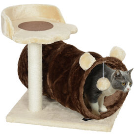 PawHut Árbol rascador marrón para Gatos 