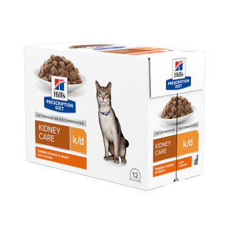 Hill's Prescription Diet Kidney Care k/d Pollo sobre para gatos