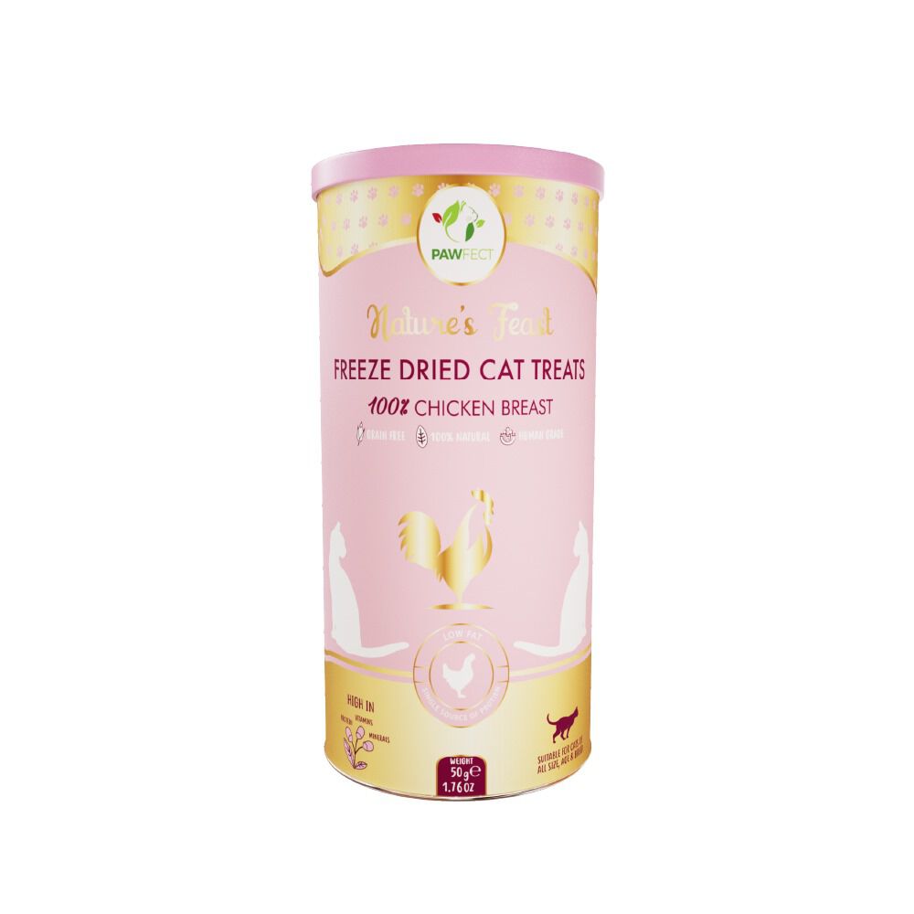 Golosinas liofilizadas para gatos: pechuga de pollo (50 g/1,76 oz), , large Imagen numero 1