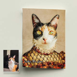 Pet Story Retrato Personalizado de Mascota Póster Duquesa