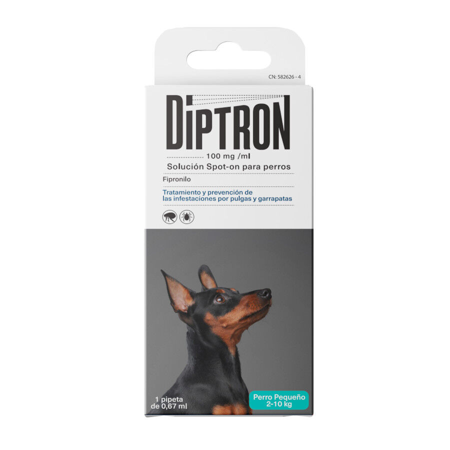 Diptron Spot On Pequeño Pipeta Antiparasitaria para perros